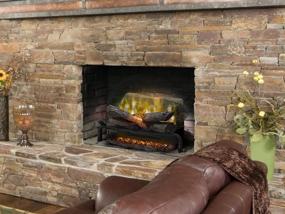 img 2 attached to 🔥 DIMPLEX Revillusion 20-Inch Electric Fireplace Log Set with Ashmat - Black, model DLG920