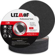 🪚 lizmof 25 pcs cut off wheel for angle grinder - 4-1/2" x.040" x 7/8" - aggressive cutting disc for metal & stainless steel - type 41 ultra thin grinder wheel - ideal for general purpose cutting logo