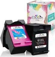 affordable cseein remanufactured ink cartridges for hp 61 61xl - compatible with envy, officejet, and deskjet printers (1 black, 1 tri-color) logo