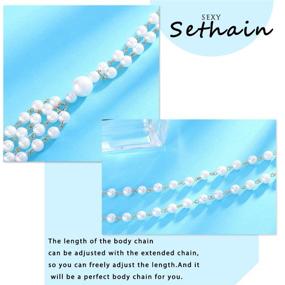 img 1 attached to Sethain Layered Multilayer Jewelry Accessories