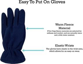 img 2 attached to Stay Warm with NIce Caps Double Layered Gloves - Essential Boys' Accessories for Cold Weather