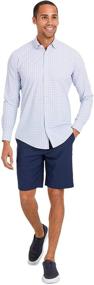 img 1 attached to Mizzen Main Button Shirt Large Men's Clothing and Shirts