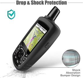 img 1 attached to 📱 TUSITA Silicone Protective Cover - Compatible with Garmin GPSMAP 62 62s 62st 62sc 62stc 64 64s 64st 64sc 64x 64sx 64csx 65 65s - Outdoor Handheld GPS Navigator Accessories