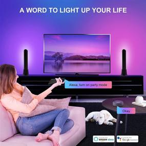 img 2 attached to 🎉 Enhance Your Entertainment Experience with Mutois Smart LED Light Bars: Syncing Music, Gaming, Movies, and Entertainment in Style