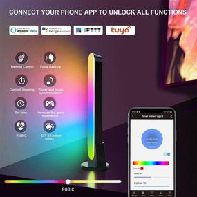 img 1 attached to 🎉 Enhance Your Entertainment Experience with Mutois Smart LED Light Bars: Syncing Music, Gaming, Movies, and Entertainment in Style