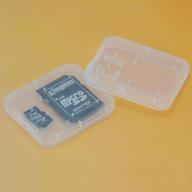 📸 akoak 10pc clear plastic memory card case: hold and organize sd, sdhc, and micro sd cards effectively logo