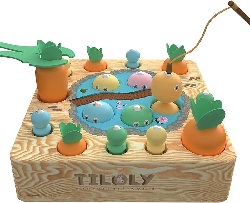 tiloly montessori magnetic fishing sensory 로고