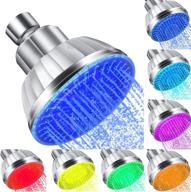 🚿 color-changing led shower head | battery-free, high pressure water flow | ultra-quiet | angle-adjustable | ideal for kids and adults | bathroom glow experience logo