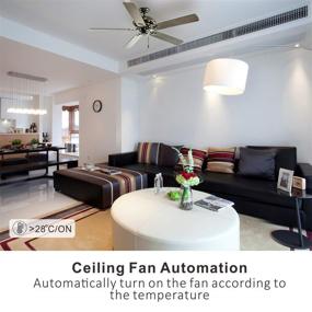 img 3 attached to 🔧 Smart Ceiling Fan Speed Control and Dimmer Light Switch Combination - Wi-Fi Enabled, Single Pole Switch for Fan Speed Control, Compatible with Alexa/Google Assistant, Schedule, Remote Control, Requires Neutral Wire