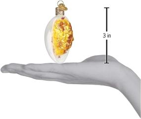 img 1 attached to 🥚 Old World Christmas Deviled Egg Glass Blown Ornament: Perfect Food Décor for Your Christmas Tree!