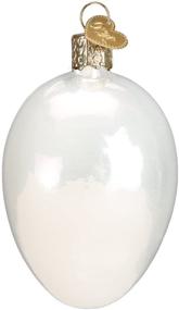 img 2 attached to 🥚 Old World Christmas Deviled Egg Glass Blown Ornament: Perfect Food Décor for Your Christmas Tree!