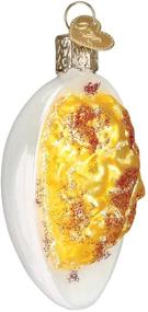 img 4 attached to 🥚 Old World Christmas Deviled Egg Glass Blown Ornament: Perfect Food Décor for Your Christmas Tree!