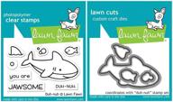 lawn fawn duh nuh shark stamp logo