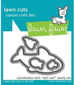 img 1 attached to Lawn Fawn Duh Nuh Shark Stamp