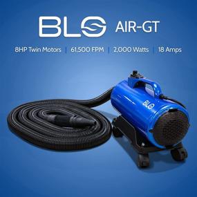 img 3 attached to 🚗 BLO Car Dryer AIR-GT: Efficiently Dry Your Vehicle Post-Wash, Avoiding Drips and Scratches - Adjustable Air Speed, Extended Hose, and Rotating Wheels