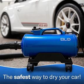 img 1 attached to 🚗 BLO Car Dryer AIR-GT: Efficiently Dry Your Vehicle Post-Wash, Avoiding Drips and Scratches - Adjustable Air Speed, Extended Hose, and Rotating Wheels