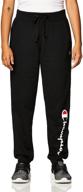 champion womens powerblend jogger graphic sports & fitness logo