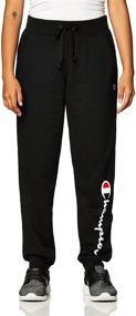 img 4 attached to Champion Womens Powerblend Jogger Graphic Sports & Fitness