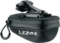 🚲 ultimate convenience: lezyne pod bicycle caddy - quick release saddle bag for easy access, lightweight & water resistant logo