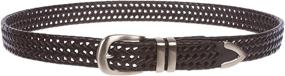 img 1 attached to 👔 Braided Leather Dress Lacing Black: Men's Accessory Belts that Exude Elegance and Style