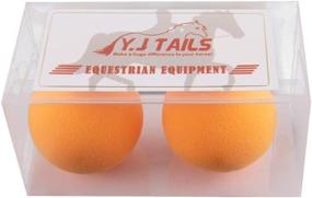 img 4 attached to 🐴 Y.J TAILS Equine Ear Plugs - Reusable Foam Ball for Blocking Noise, Soft and Comfortable Horse Earplugs