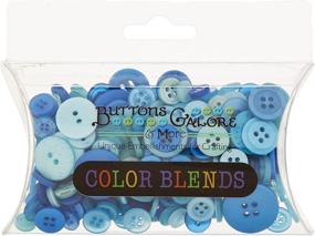 img 1 attached to 🔵 Buttons Galore CB104 Color Blend Buttons, 3-Ounce, Blueberry Pie: Explore the Playful Beauty of 3 Shades of Blue!