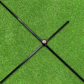 img 4 attached to 🏌️ The Elixir Set: 2 Golf Alignment Stick Rods + (2) 90 Degree Connector. Improve Your Golf Swing with 36-inch Rods for Aiming & Putting Practice. Conveniently Fits in Your Golf Bag - Aids in Training and Enhances Swing Planes.