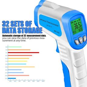 img 2 attached to INFURIDER Non-Contact Infrared Thermometer -58-716ºF, Digital Laser Temperature Gun for Fast Readings DS=12:1 with LCD Backlight and Data Storage