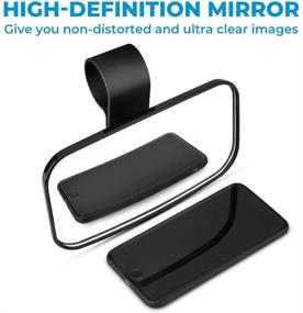 img 2 attached to Улучшите свой опыт вождения UTV с 2022 годом ISSYAUTO Clear Convex Mirror! Совместимо с Polaris RZR PRO XP, Commander, Maverick X3, Viking, Rhino, Pioneer и Kubota RTV. Не довольствуйтесь меньшим!