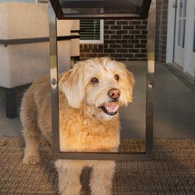 img 4 attached to 🐾 Convenient PetSafe Pet Screen Door for Screen Door, Window, and Porch Use - Perfect for Dogs and Cats