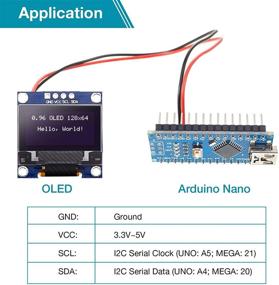 img 1 attached to 🔌 Frienda 10 Pieces I2C OLED Display Module - Arduino and Raspberry PI Compatible OLED Display Screen Driver