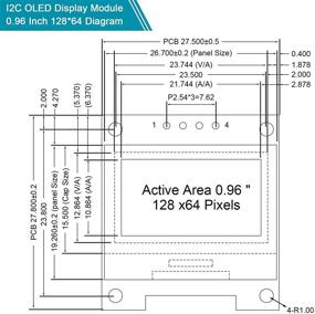 img 2 attached to 🔌 Frienda 10 Pieces I2C OLED Display Module - Arduino and Raspberry PI Compatible OLED Display Screen Driver