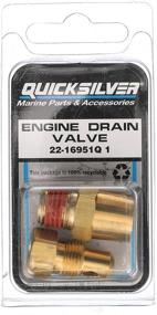 img 1 attached to 🔧 Quicksilver 16951Q1: Reliable Brass Drain Plug for Stern Drives and Inboard Engine Blocks