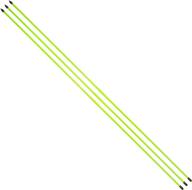 gosports golf alignment training sticks - 3 pack of golf alignment aid practice rods in green логотип