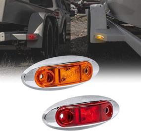 img 4 attached to LED Trailer Marker Surface Waterproof Lights & Lighting Accessories for Lighting Assemblies & Accessories