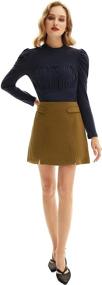 img 2 attached to Waist Split Skirt Womens Suede Women's Clothing