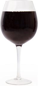 img 1 attached to XL Premium Jumbo Wine Glass - Big Betty - Holds 750ml, Perfect for Entire Wine Bottle