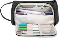 luxja bag for cricut pen set and basic tools - carrying 👜 case for cricut accessories (bag only) in black: organize and protect your cricut supplies logo