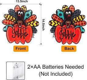 img 2 attached to ALLADINBOX Thanksgiving Decorations Lighted Silhouette Lighting & Ceiling Fans