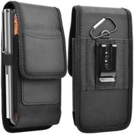 njjex phone holster for samsung galaxy note 20 ultra, note 10, note 9, note 8, s21, s20, s10, s9, a02s, a12, a32, a42, a52, a72 5g, lg stylo 7, 6, 5, 4, k92, k51, k31, v60 thinq – nylon belt clip holder pouch and carrying case for cell phones logo