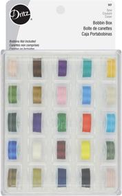 img 4 attached to 🧵 Dritz Box with Foam Insert Bobbin Set 25 Assorted: Organize and Secure Your Bobbins with Ease