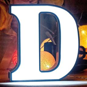 img 4 attached to LED Marquee Light Up Letters Signs - 26 Novelty Alphabet Lamp With Dual DC Interface