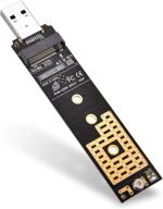 💻 m.2 nvme usb 3.1 adapter: high-speed card reader with realtek rtl9210 logo