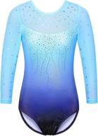 leotards gymnastics sleeve clothes b146_us_8a sports & fitness logo