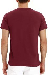 img 1 attached to 👕 Stylish Aiyino Casual Sleeve Henley T Shirts: Perfect Addition to Men's Clothing Collection!