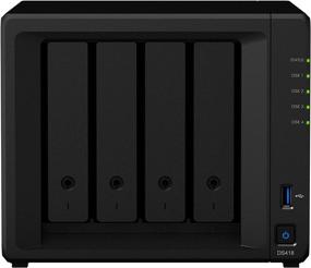 img 3 attached to Diskless Synology DiskStation DS418-4 Bay NAS for Enhanced Storage