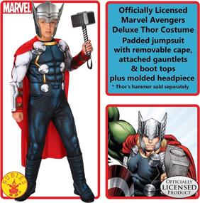 img 3 attached to Rubies Marvel Avengers Deluxe Costume Dress Up & Pretend Play