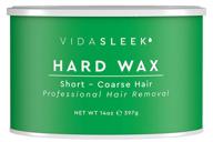 🌿 all natural professional size 14 oz. tin for full body hard wax - effective on short coarse hairs logo