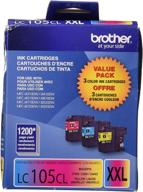 🖨️ brother international lc105 3 pack cyan, magenta, yellow ink logo