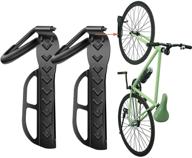 🚲 vertical bike hook 2-pack - wallmaster garage wall mount bicycles storage system for indoor use logo